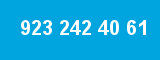 923 242 40 61 923 242 40 61